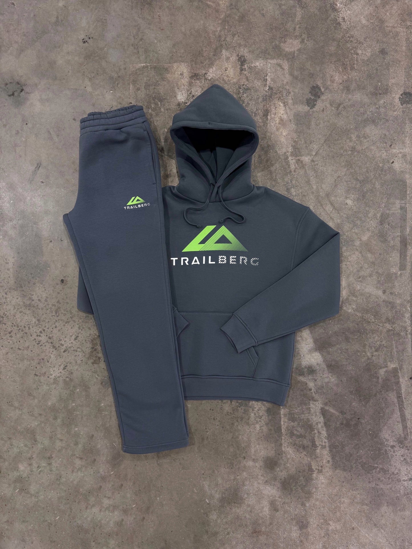 Trailberg Fraction Grey Tracksuit - Hoodie / Jogger