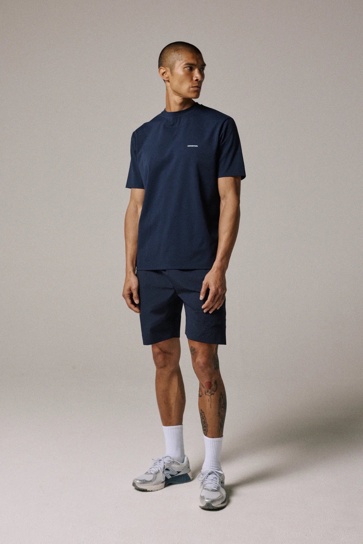 Condition Everyday Navy 3 Piece Set - Windbreaker / T Shirt / Short