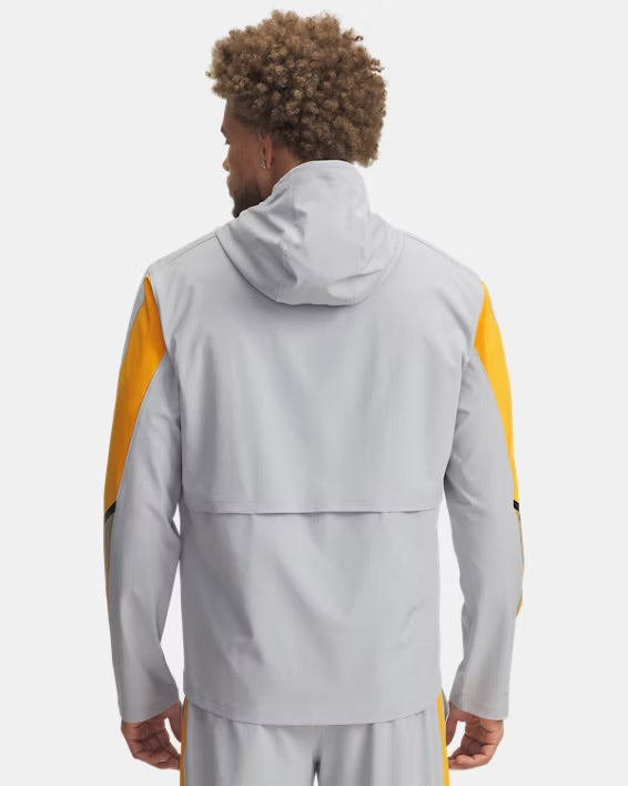 Under Armour Velociti Storm Jacket - Grey / Orange