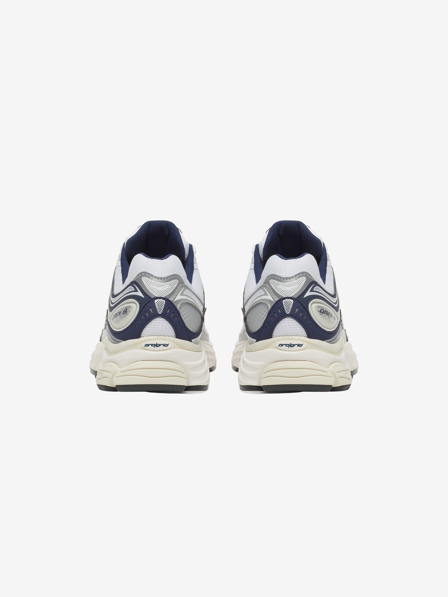 Saucony Progrid Omni 9 - White / Navy from DripModa