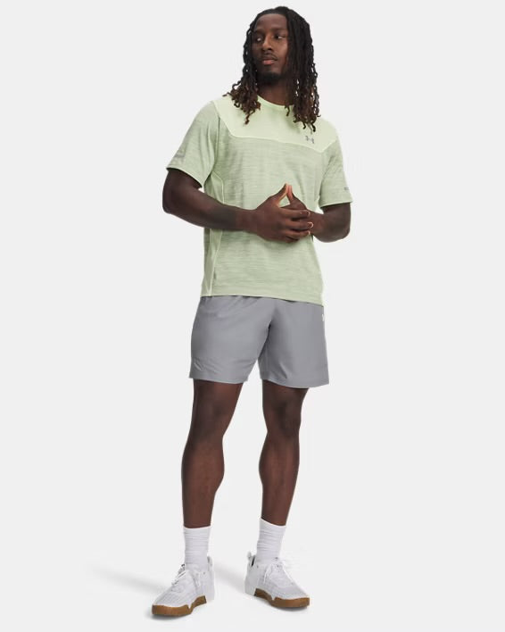 Under Armour Utility Lime 3 Piece Set - Quarter Zip / T Shirt / Short