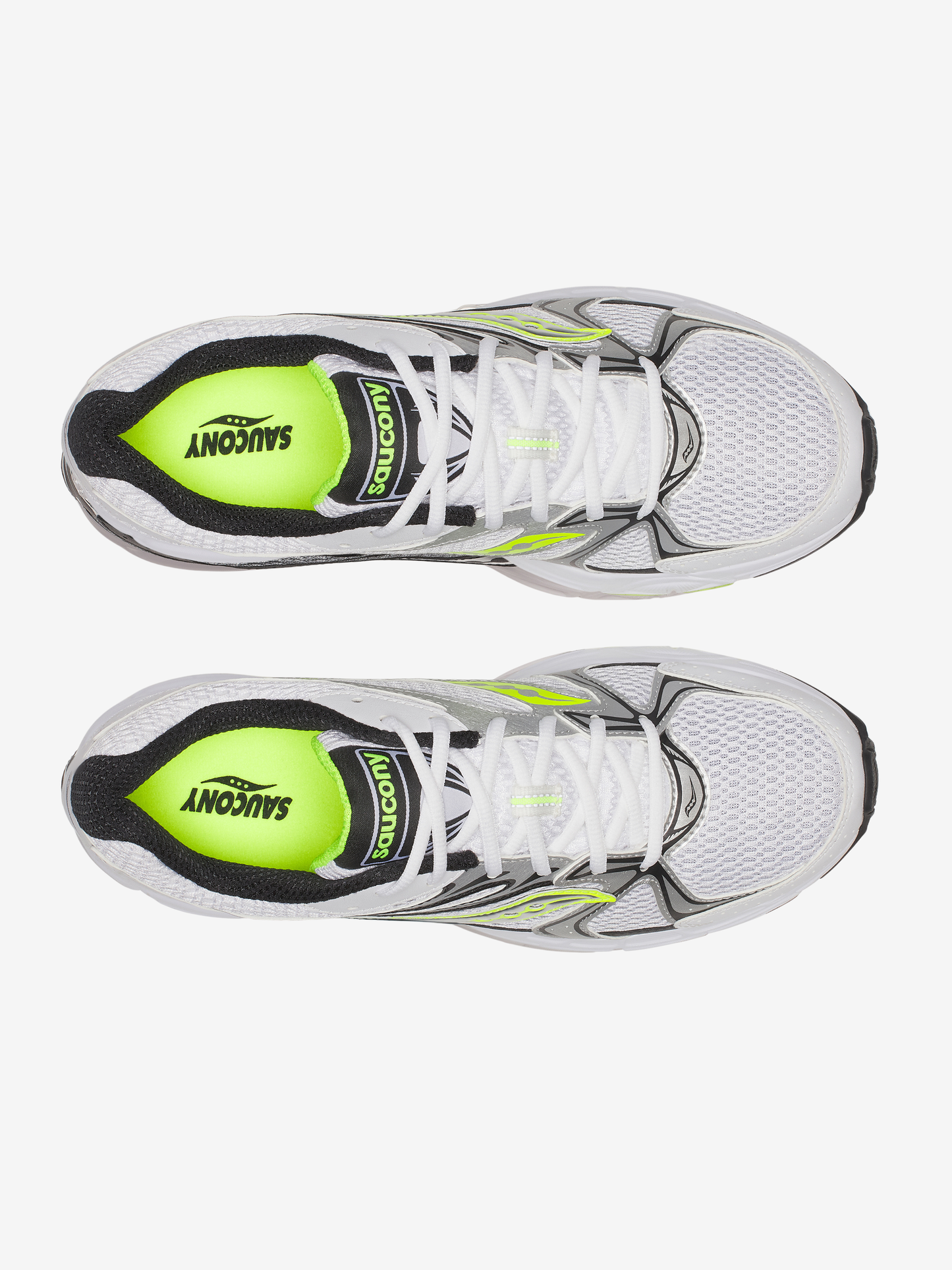 Saucony Ride Millennium Trainer - White / Yellow