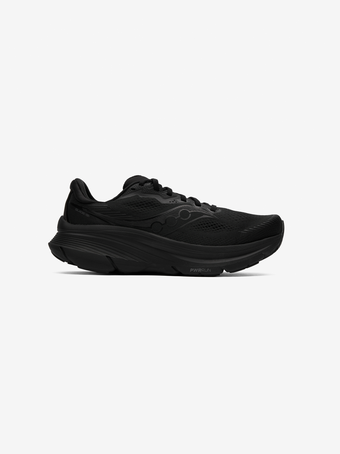 Saucony Guide 19 Trainer - Triple Black from DripModa