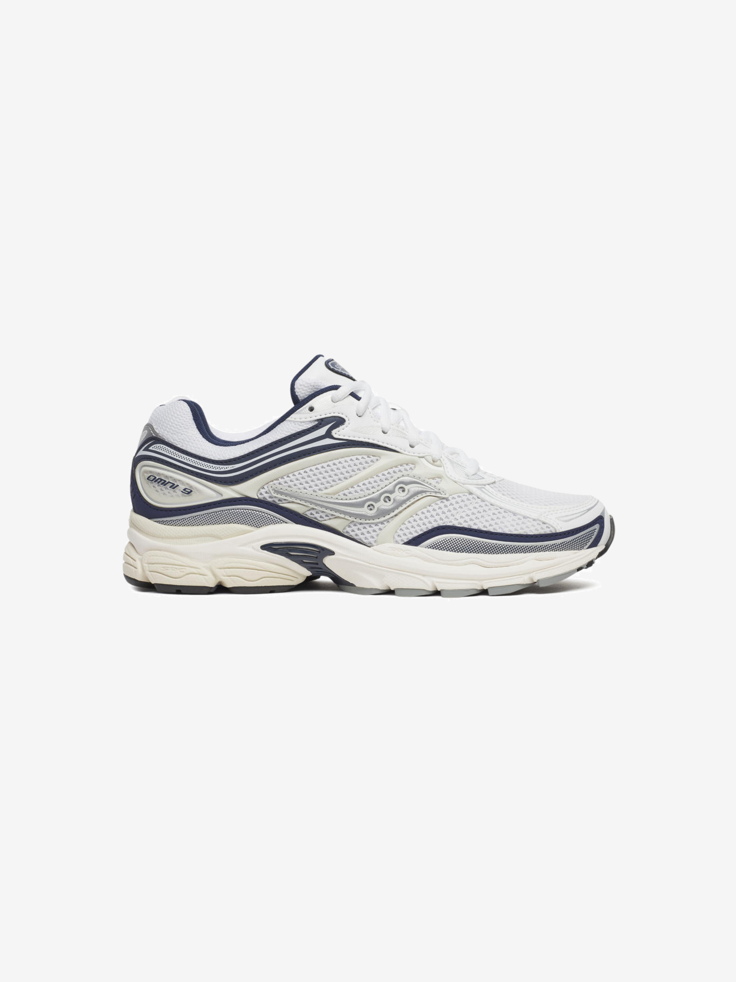 Saucony Progrid Omni 9 - White / Navy from DripModa