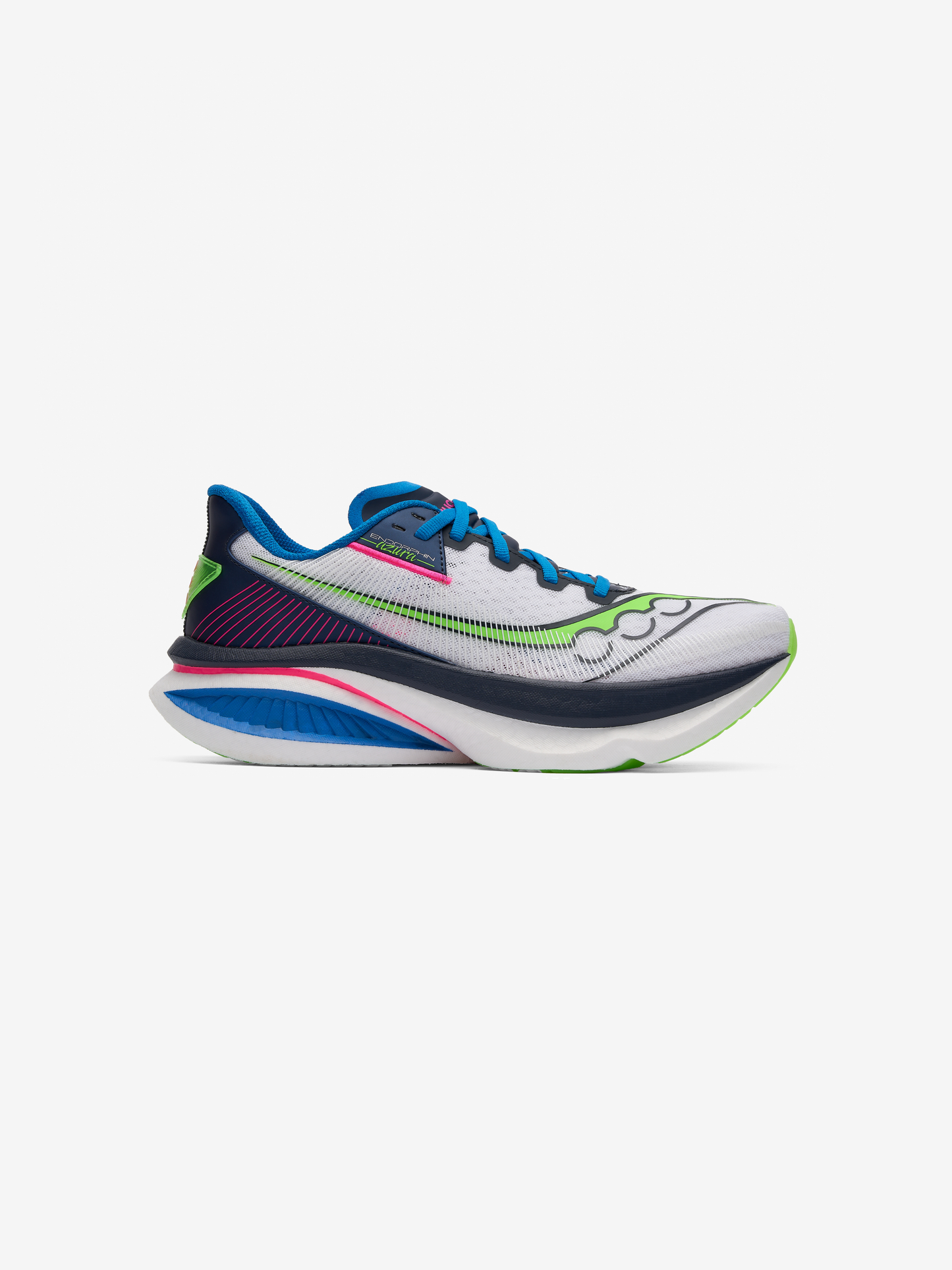 Saucony Endorphin Azura Trainer - White / Navy from DripModa