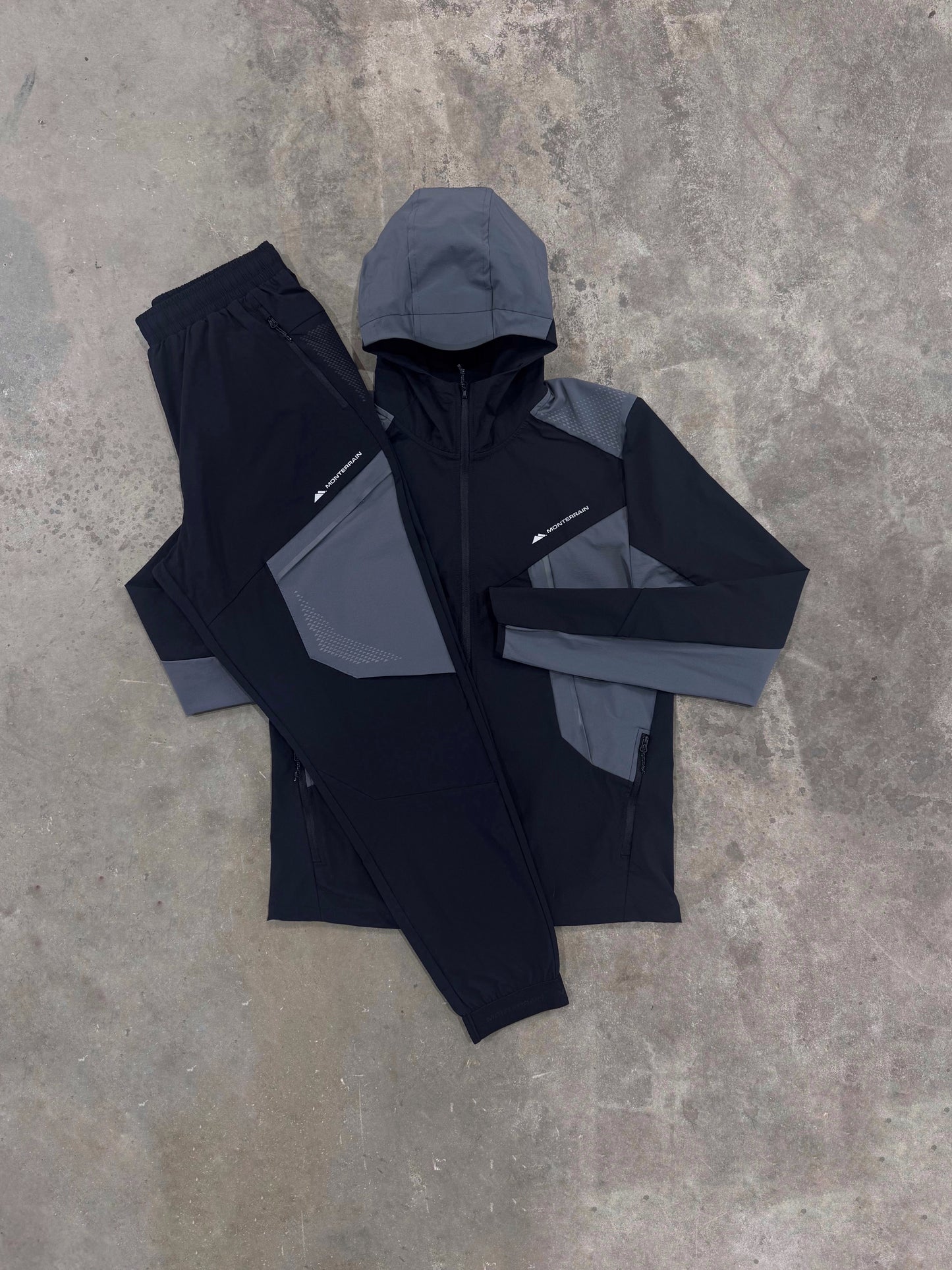 Monterrain Dynamic 2.0 Woven Black Tracksuit - Jacket / Pant