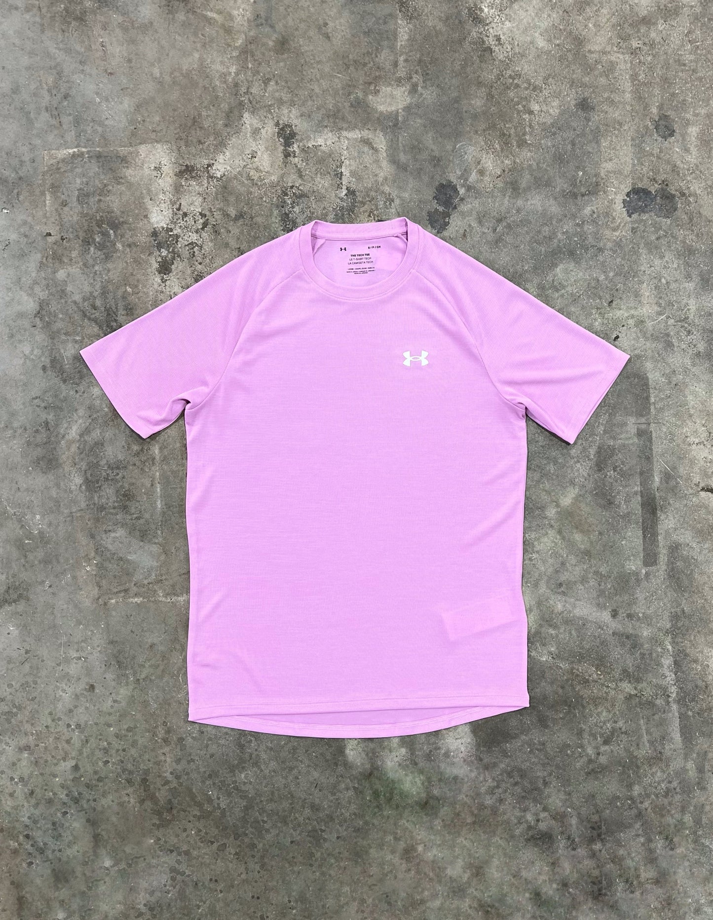 Under Armour Textured T Shirt - Pink
