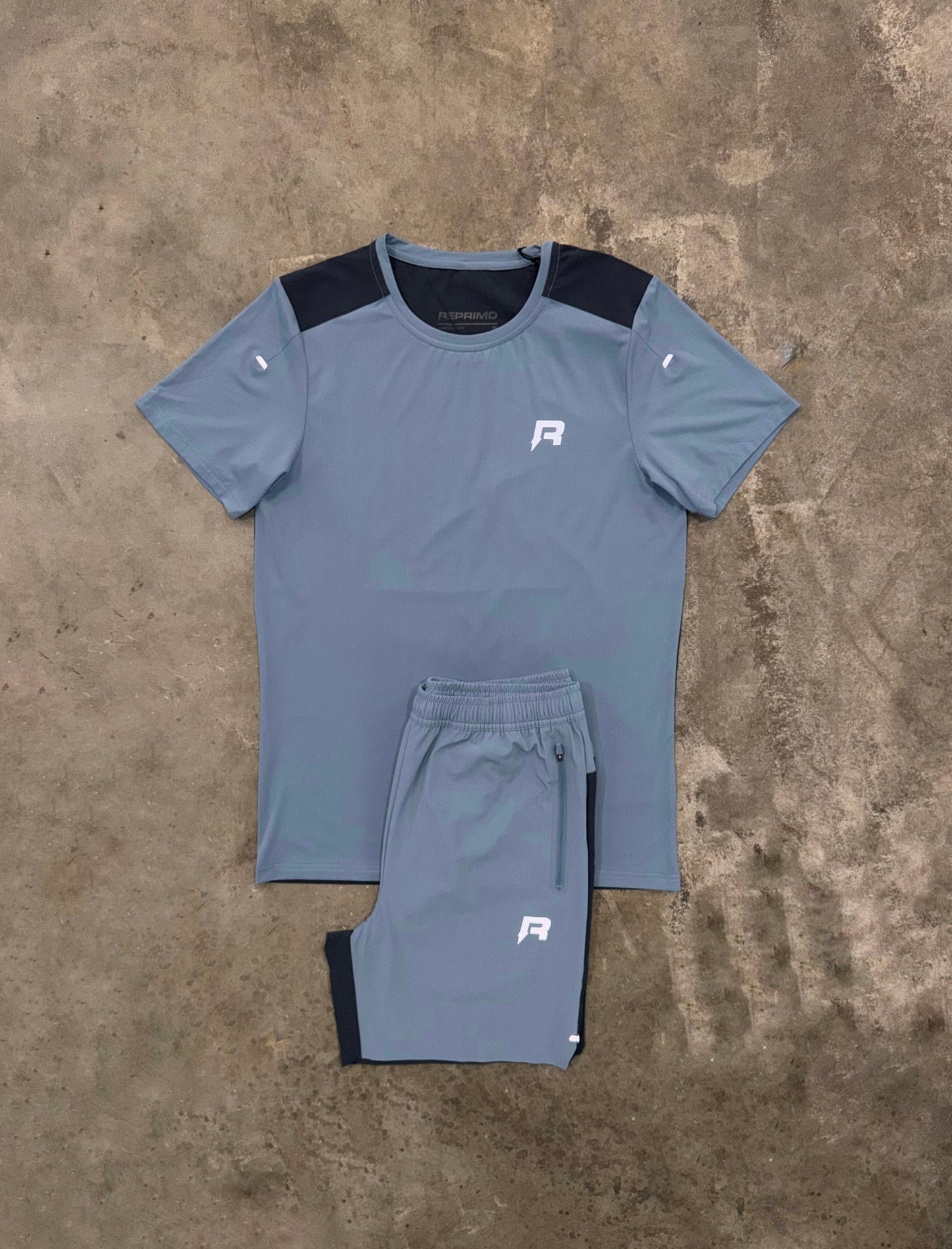 Reprimo Clima Dusty Blue Set - T Shirt / Short