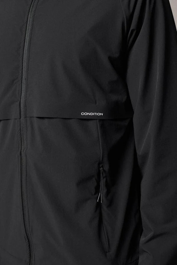 Condition Everyday Nylon Windbreaker - Black