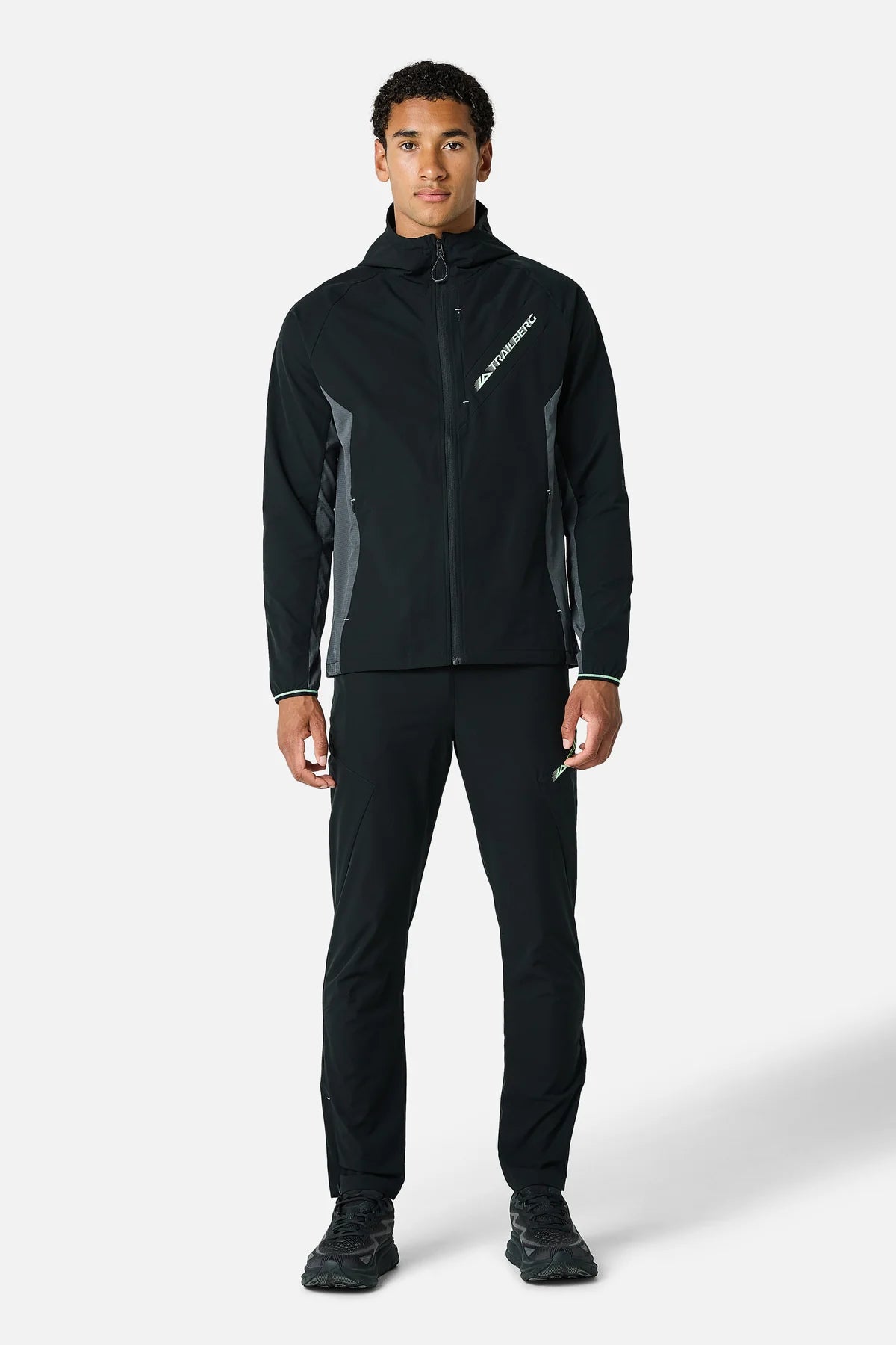 Trailberg Pulsewave Pant - Black / Inkwell Shadow/ Mint Green from DripModa