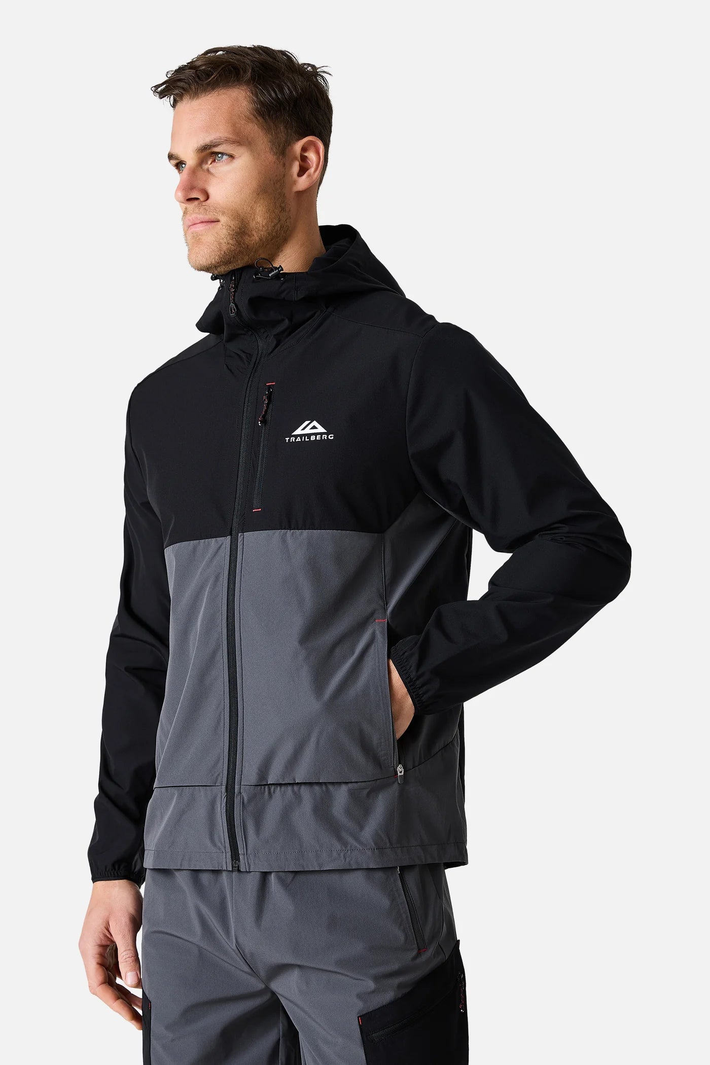 Trailberg Oberland Volcano Grey Set - Jacket / Short from DripModa