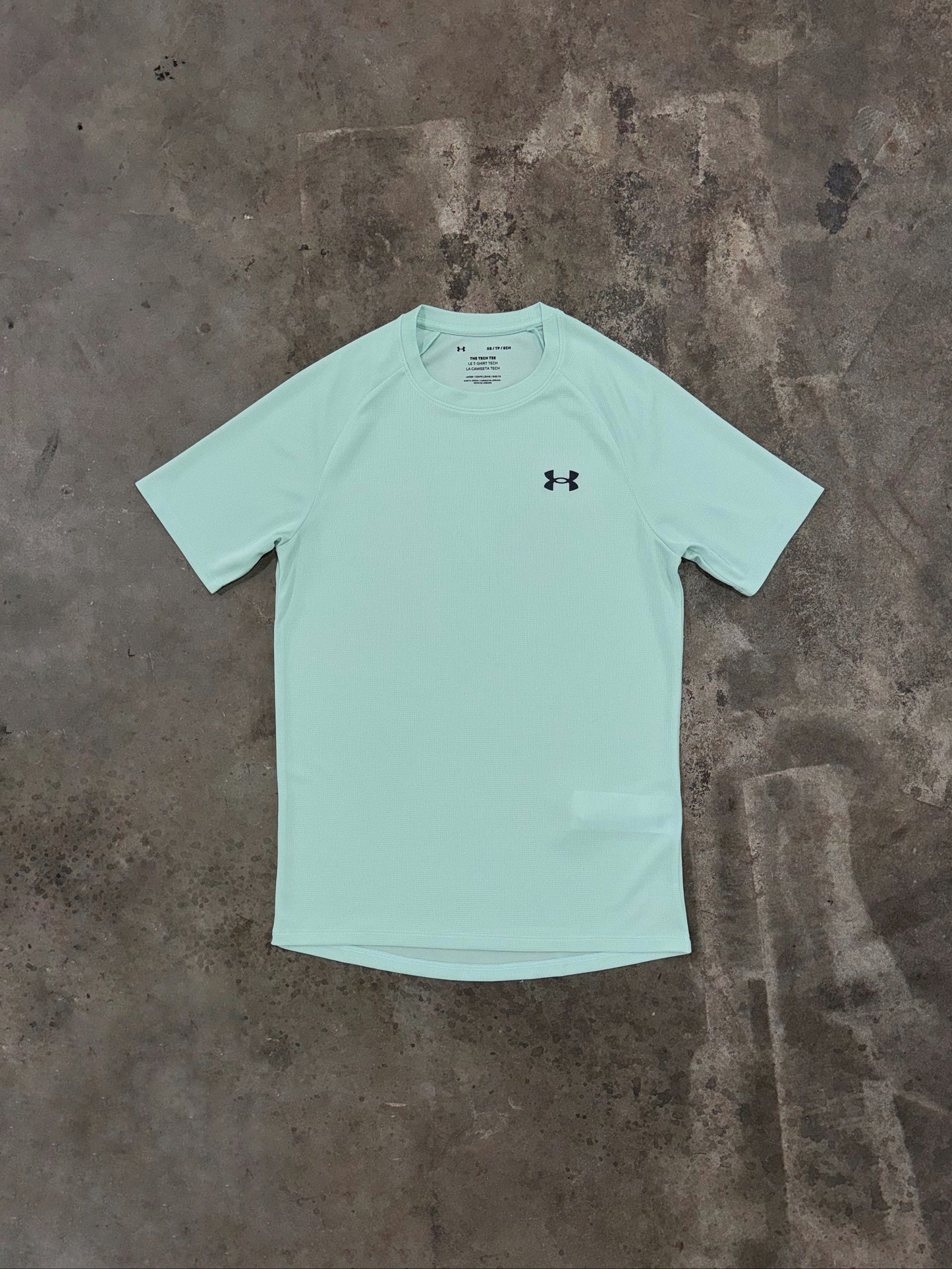 Under Armour Textured T Shirt - Refresh Mint