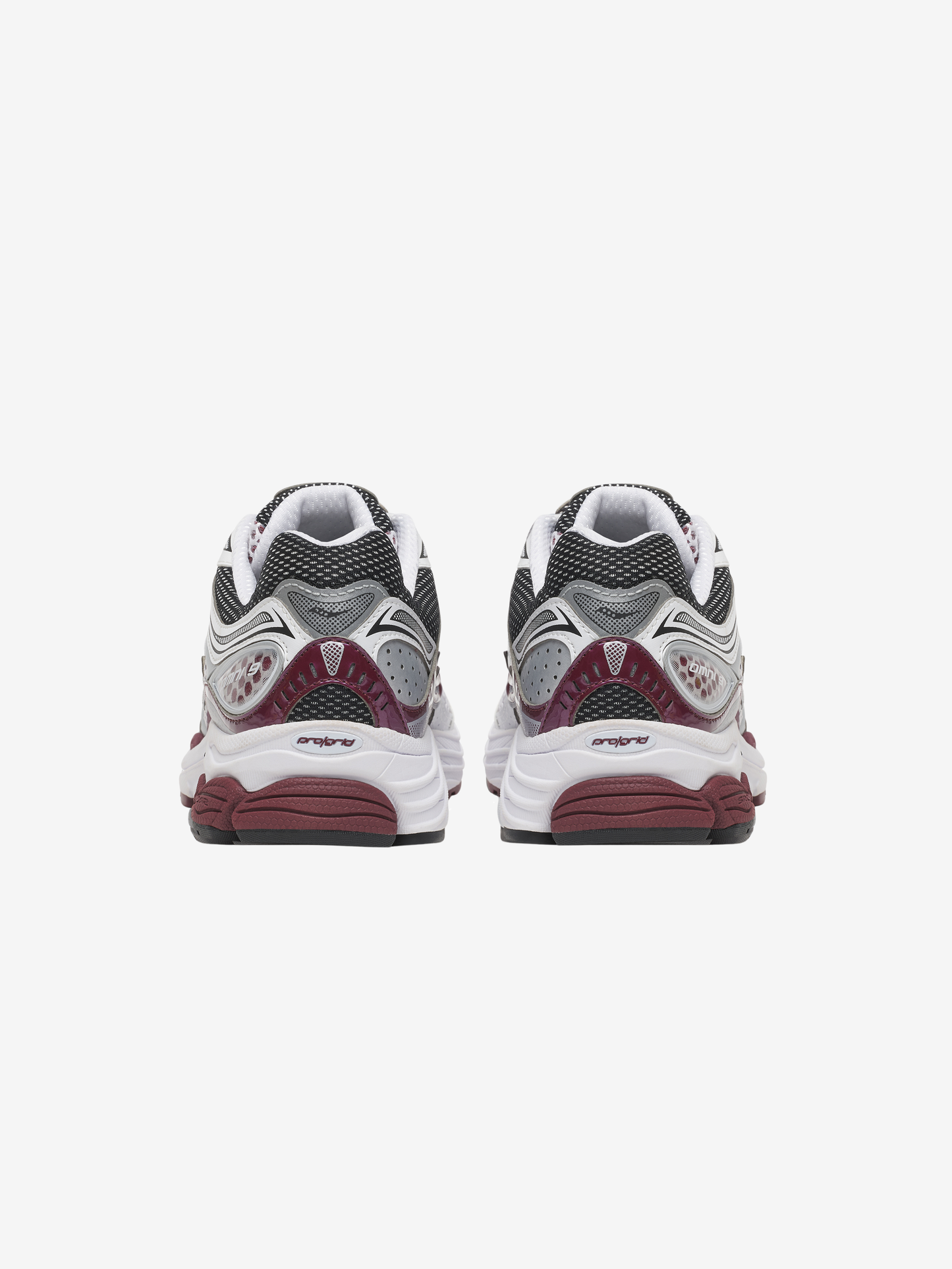 Saucony Omni 9 Trainer - White / Maroon