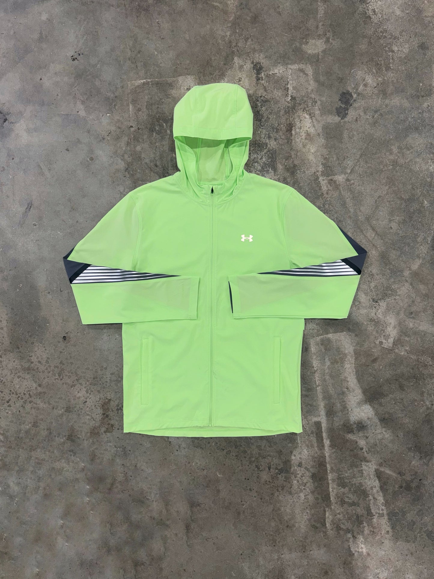 Under Armour Velociti Storm Jacket - Green / Grey
