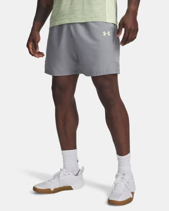 Under Armour Tech Utility Shorts - Lumos Lime / Grey