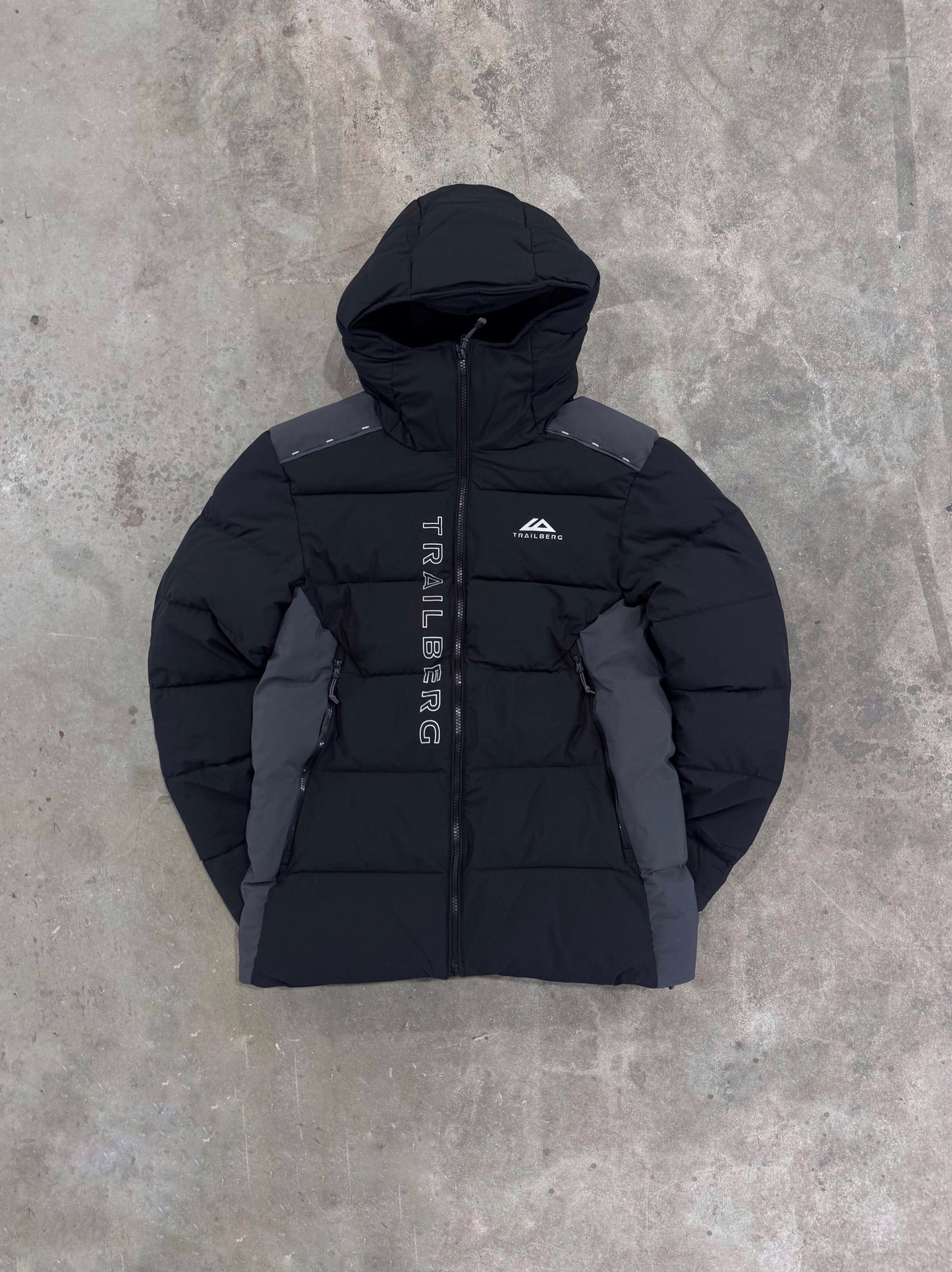 Trailberg Triathlon Insulated Puffer Coat - Black