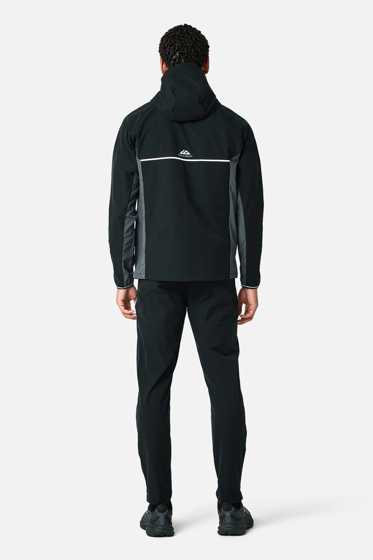 Trailberg Pulsewave Pant - Black / Inkwell Shadow/ Mint Green from DripModa