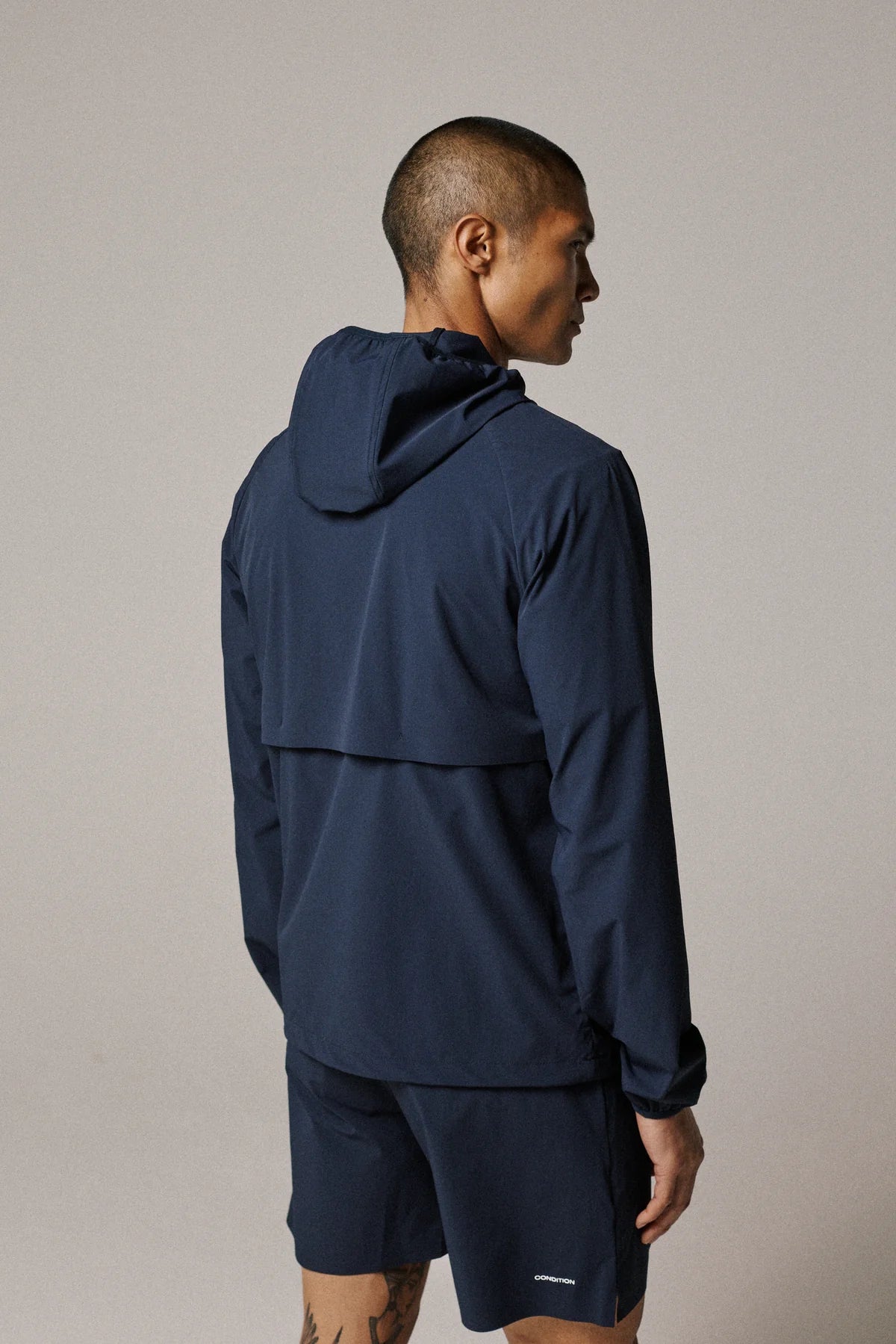 Condition Everyday Navy 3 Piece Set - Windbreaker / T Shirt / Short