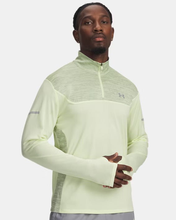 Under Armour Utility Lime 3 Piece Set - Quarter Zip / T Shirt / Short