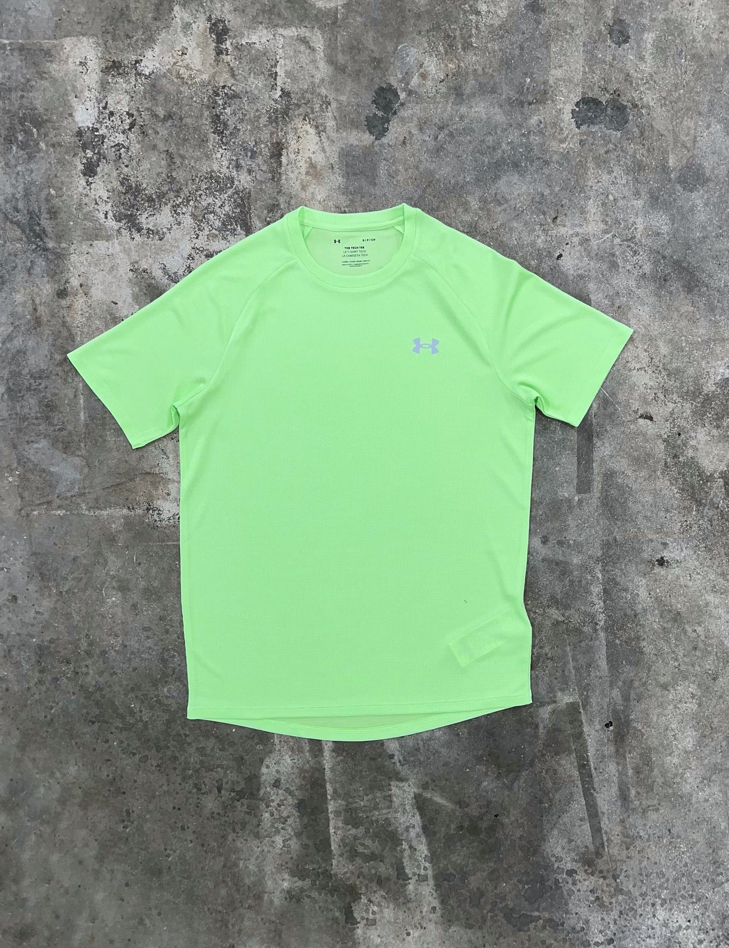 Under Armour Textured T Shirt - Lime
