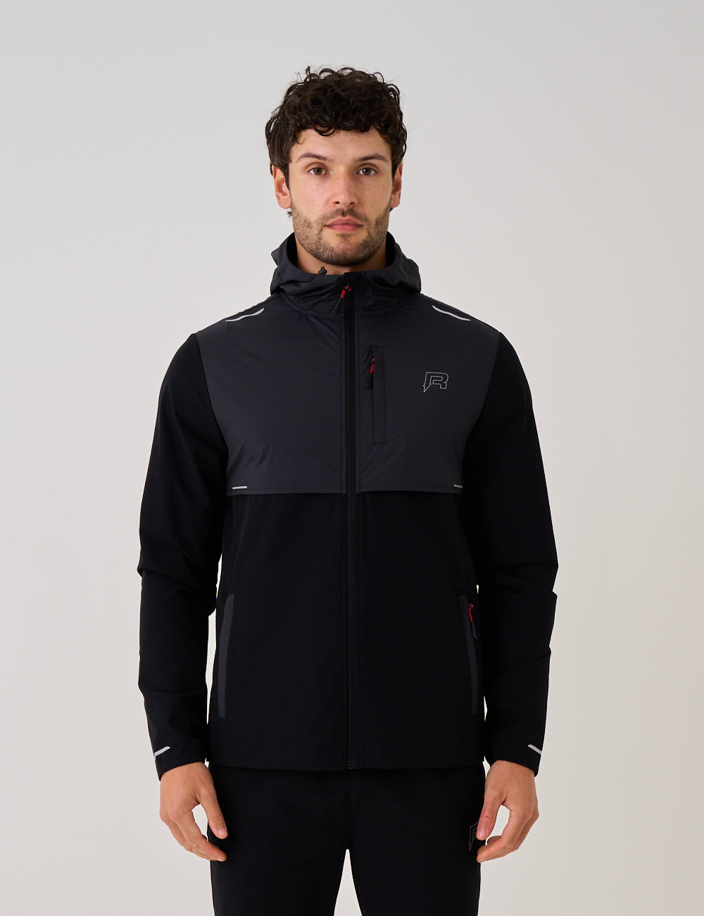 Reprimo Summit Windbreaker - Black / Red