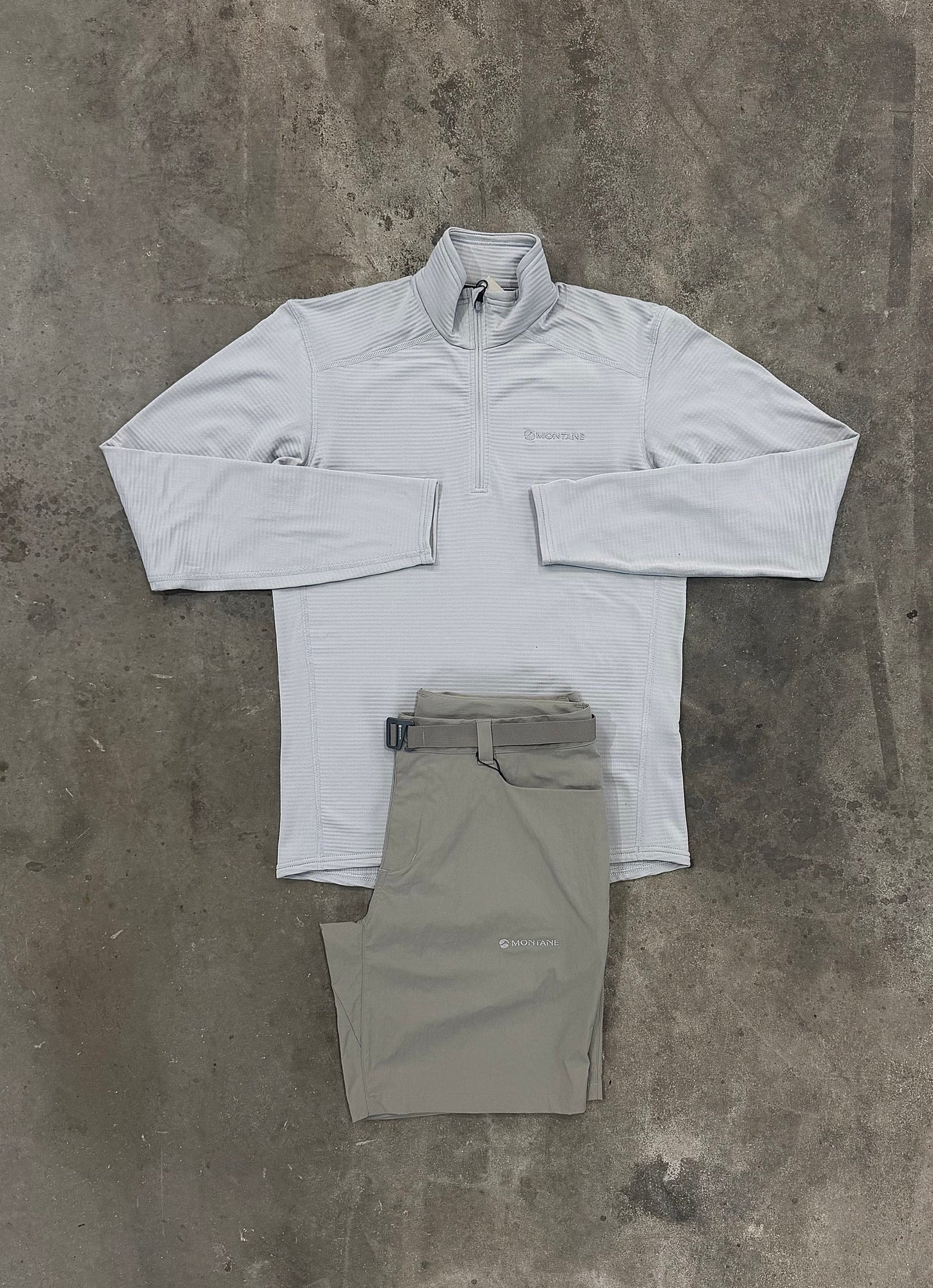 Montane Protium Platinum Set - Quarter Zip / Short from DripModa