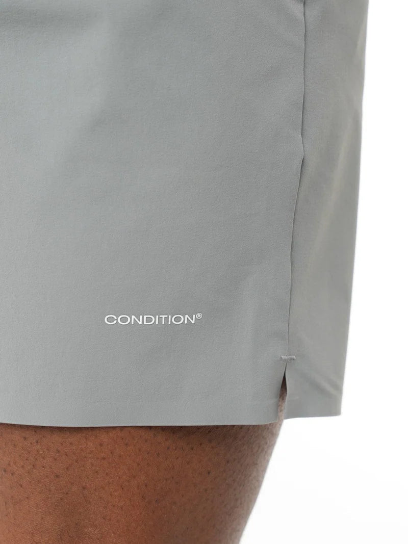 Condition Everyday Mid Grey 3 Piece Set - Windbreaker / T Shirt / Short