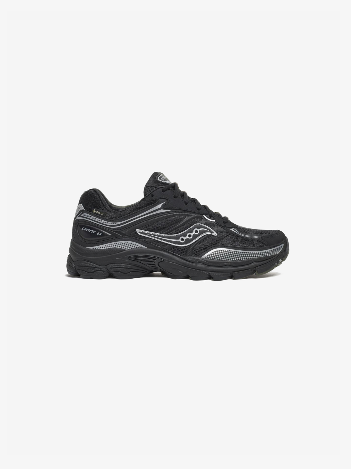 Saucony Omni 9 Trainer GTX - Black / Silver from DripModa