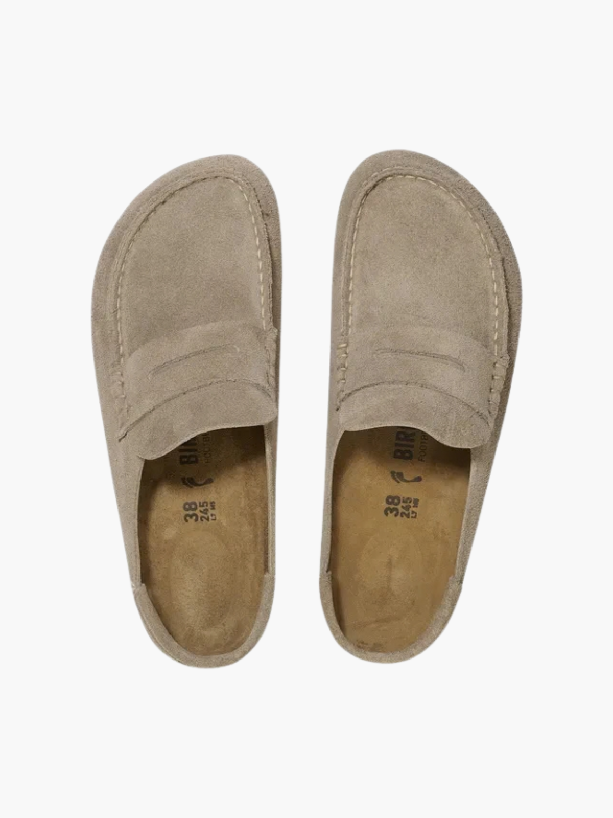Birkenstock Naples Wrapped Suede - Taupe