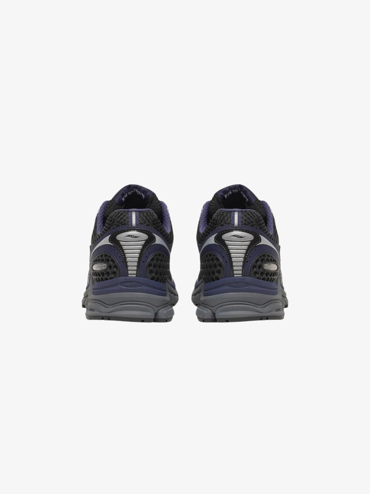 Saucony ProGrid Triumph 4 Trainer - Black / Naval from DripModa