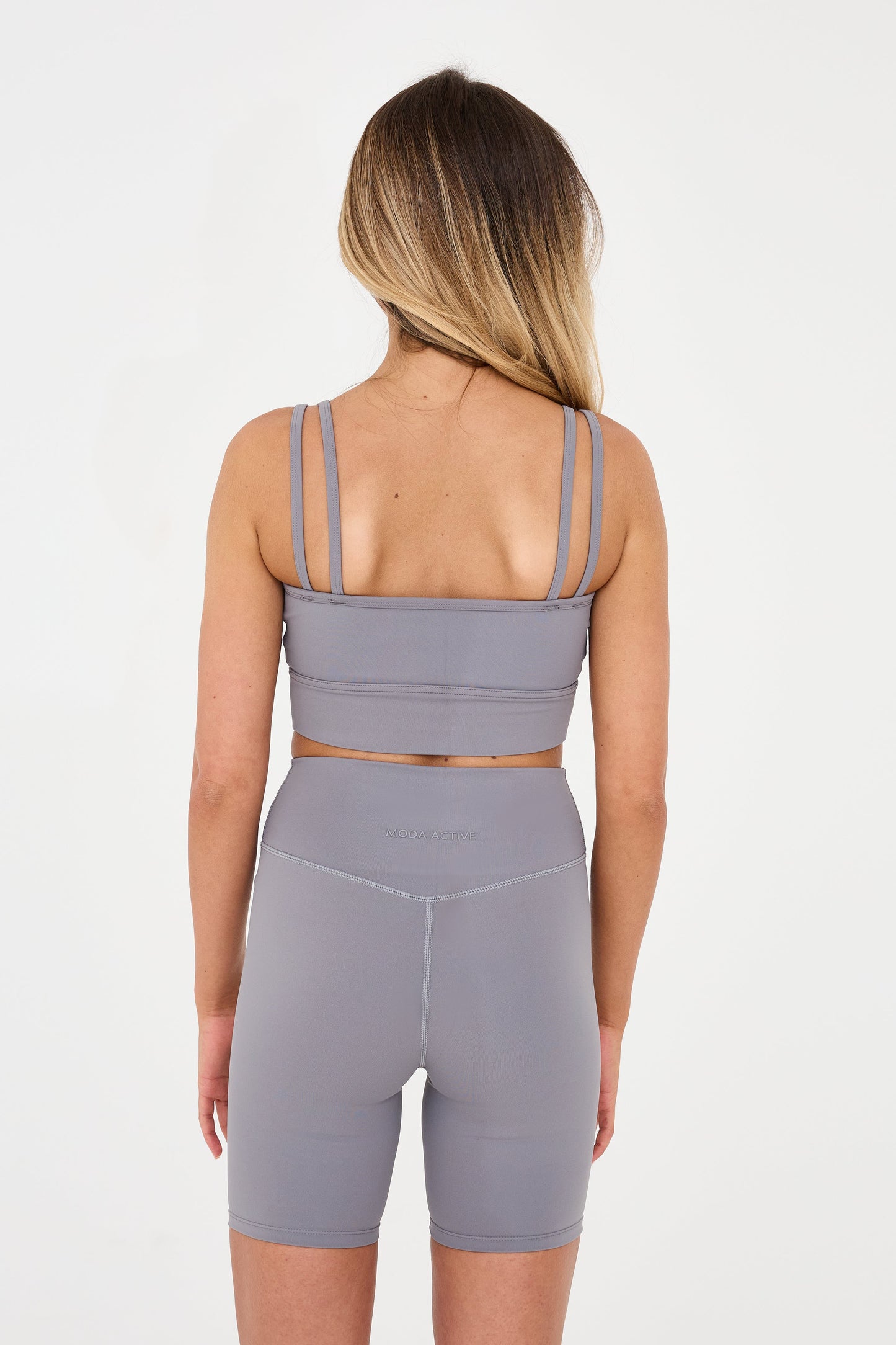 MDA Core Double Strap Bra - Storm from DripModa