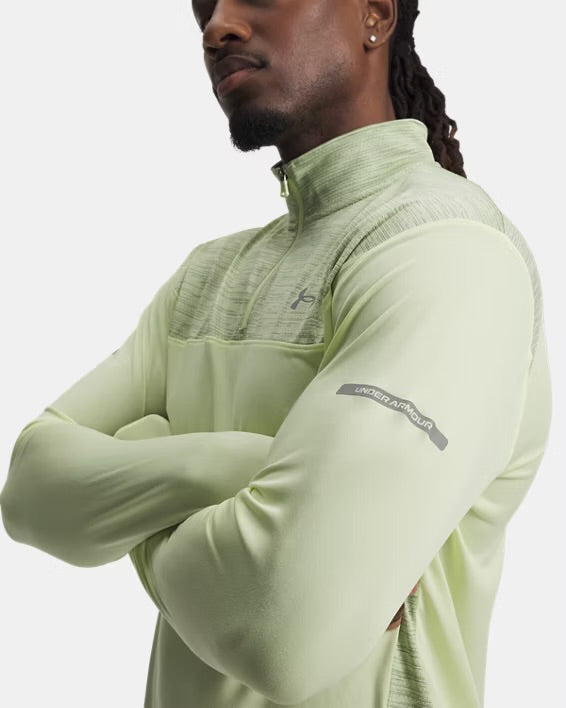 Under Armour Utility Lime 3 Piece Set - Quarter Zip / T Shirt / Short