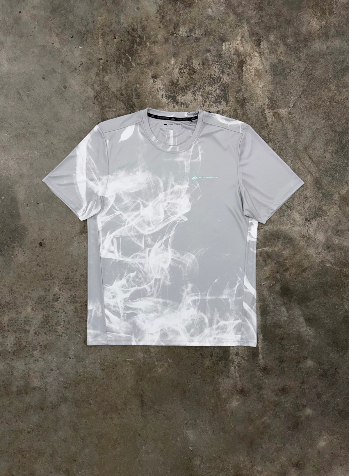 Monterrain Transcend T Shirt - Mist / Steam Green from DripModa