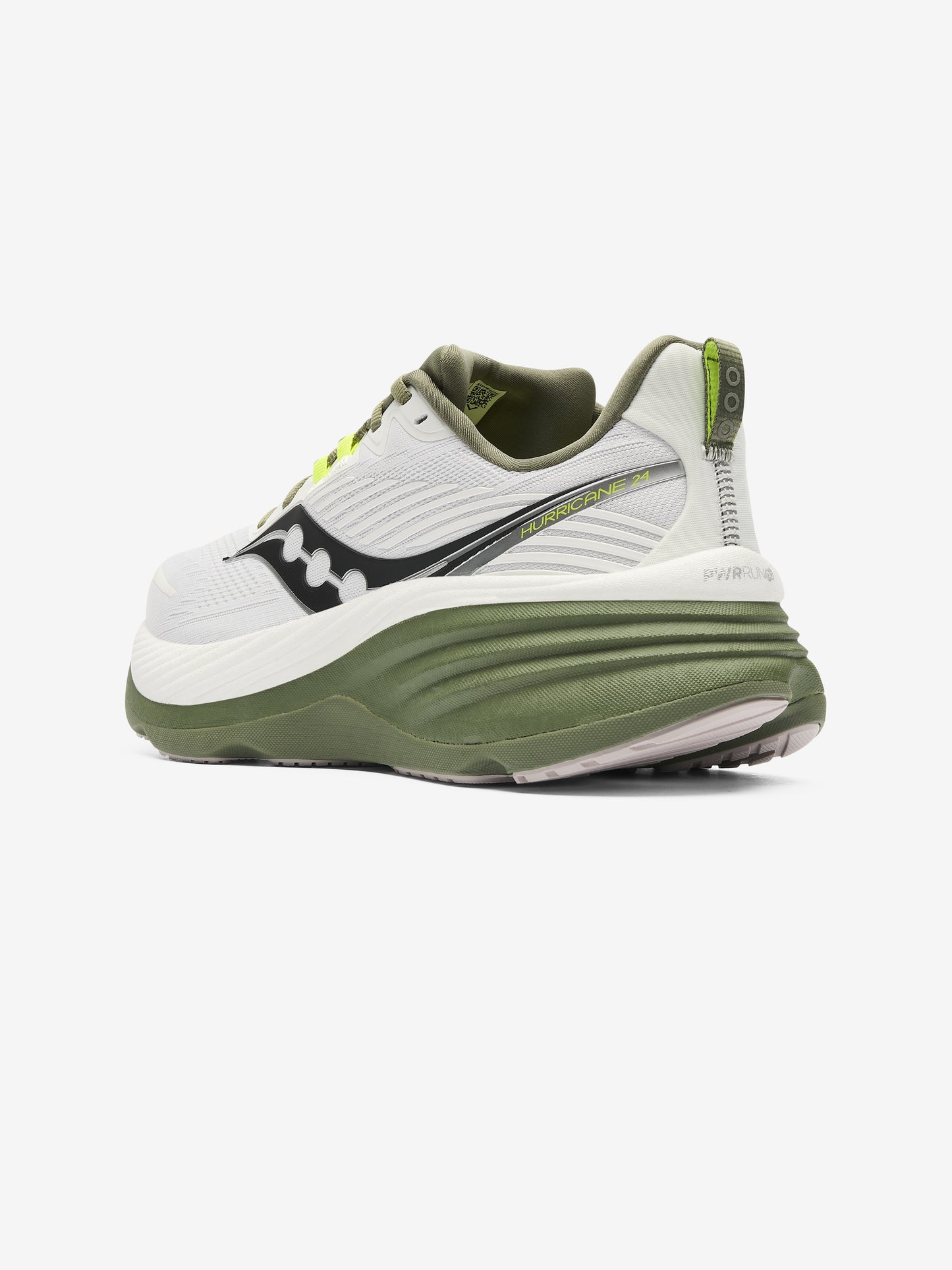Saucony Hurricane 24 Trainer - White / Green
