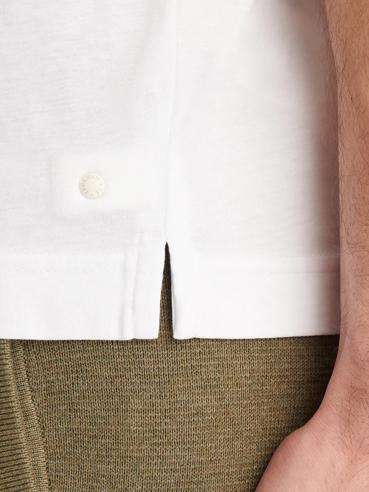Peckham Rye Mercerised T Shirt - White from DripModa