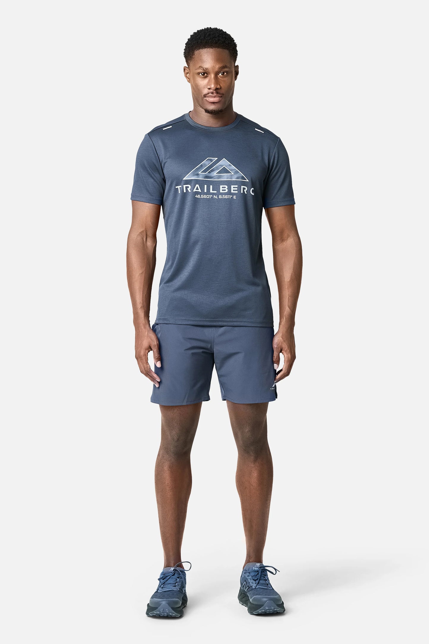 Trailberg Storm Blue Blur Set - T Shirt / Short