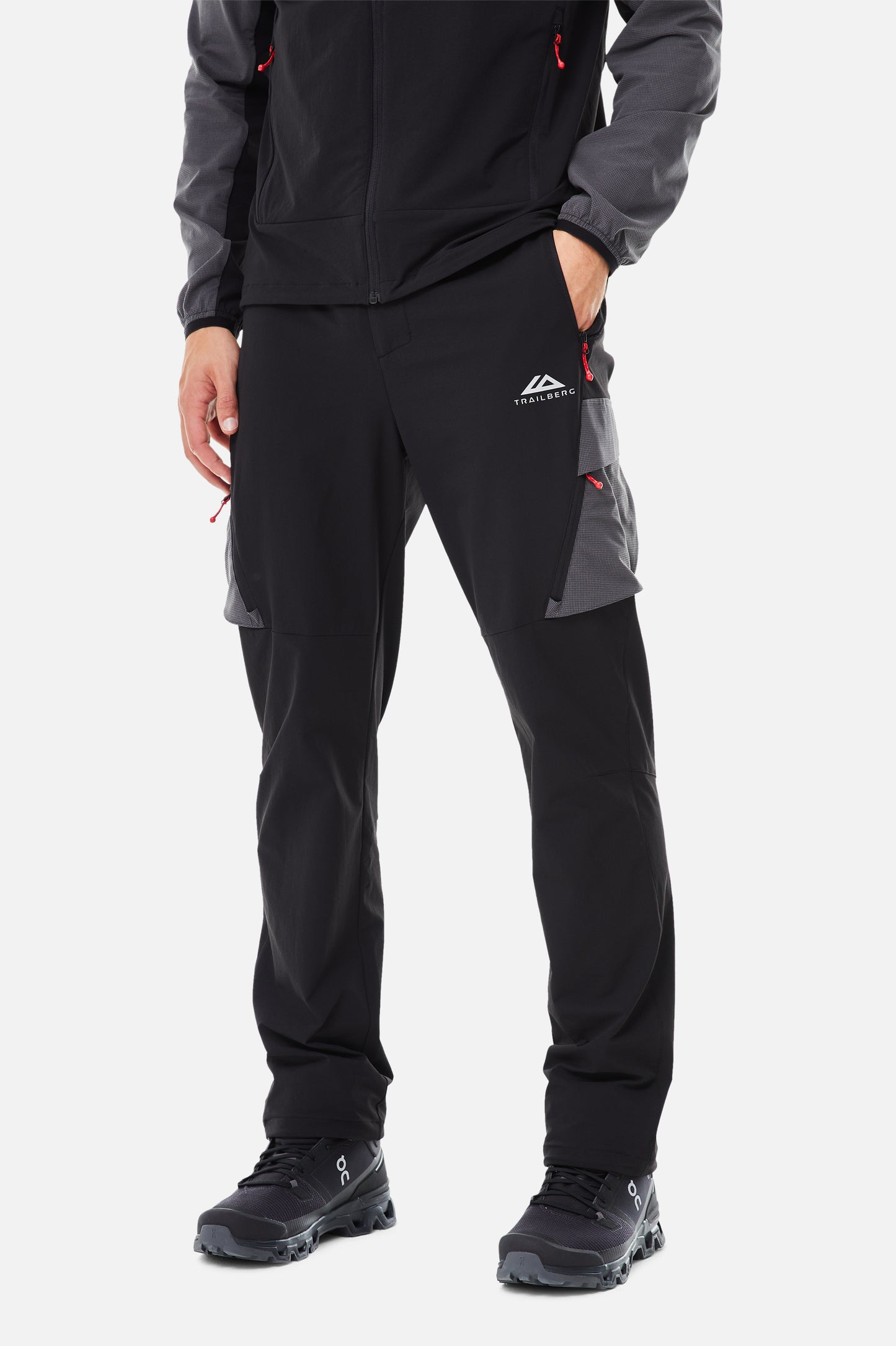 Trailberg Black / Grey Faltenjura Tracksuit - Jacket / Pant