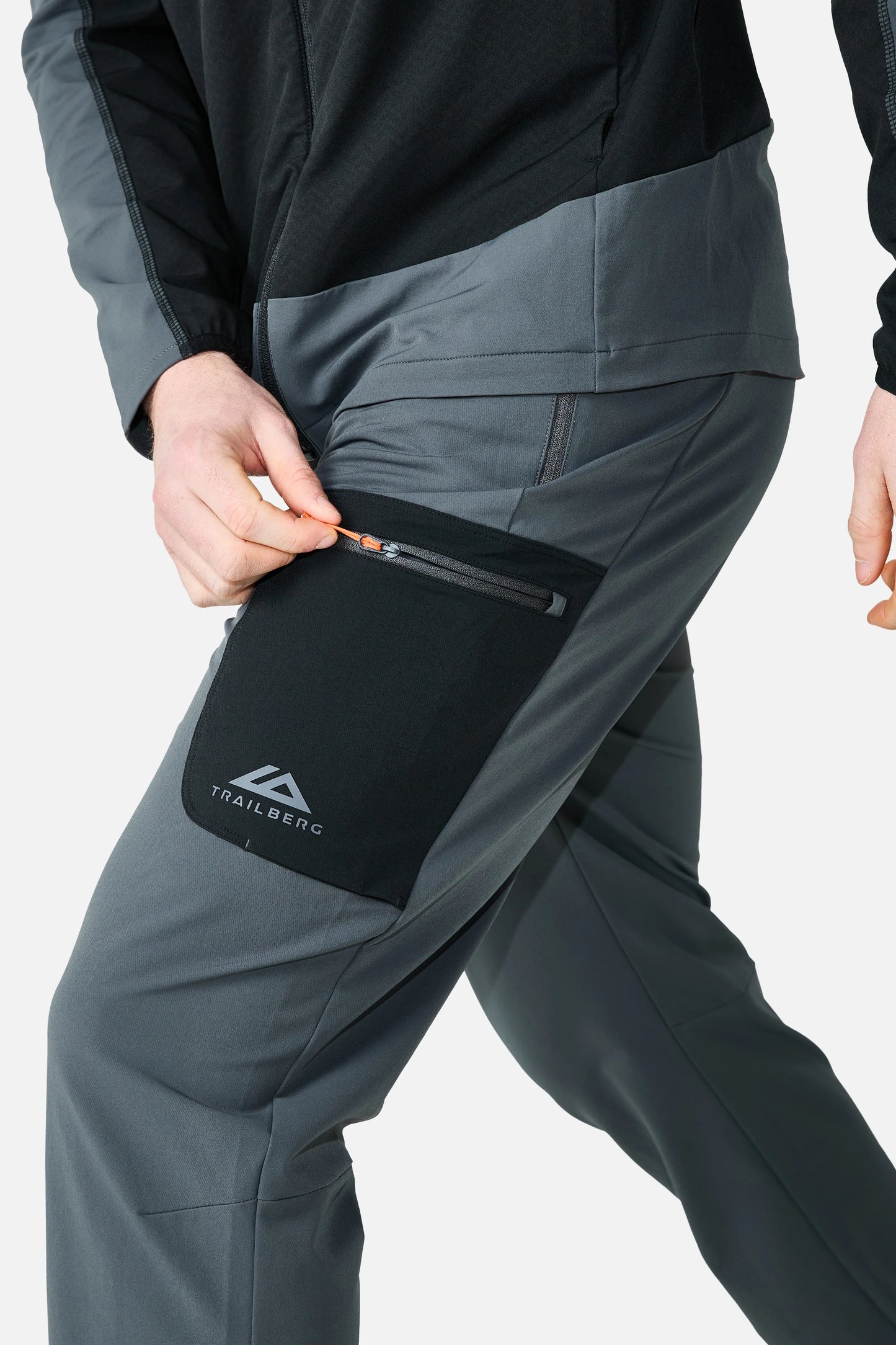 Trailberg Caldera Outdoor Pant - Black / Volcano