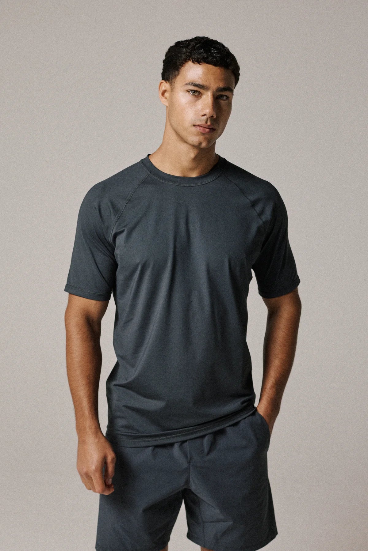 Condition Core Raglan T Shirt - Graphite Grey