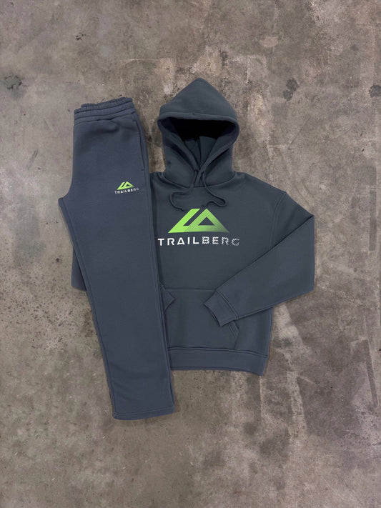 Trailberg Fraction Grey Tracksuit - Hoodie / Jogger