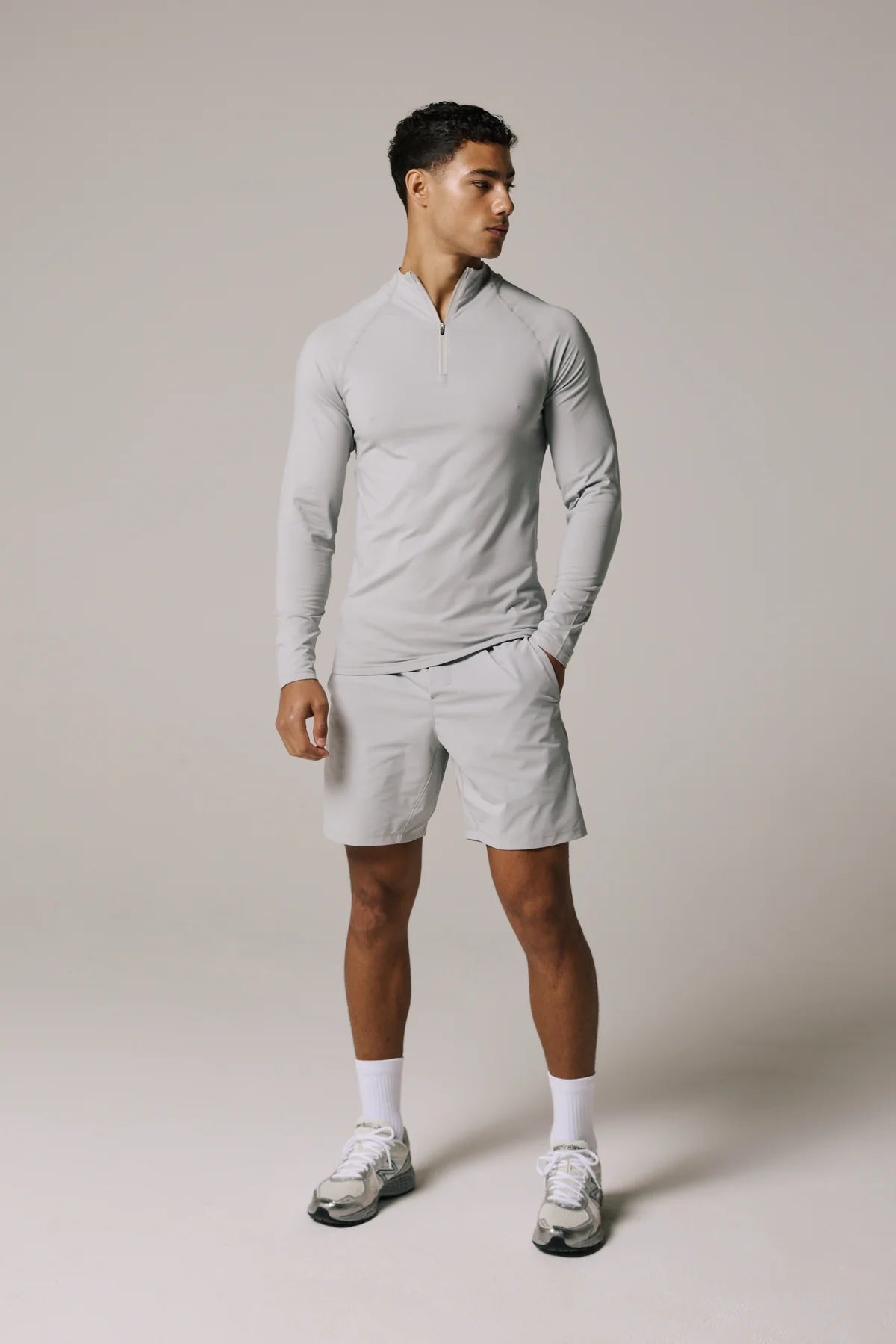 Condition Core Quarter Zip - Stone