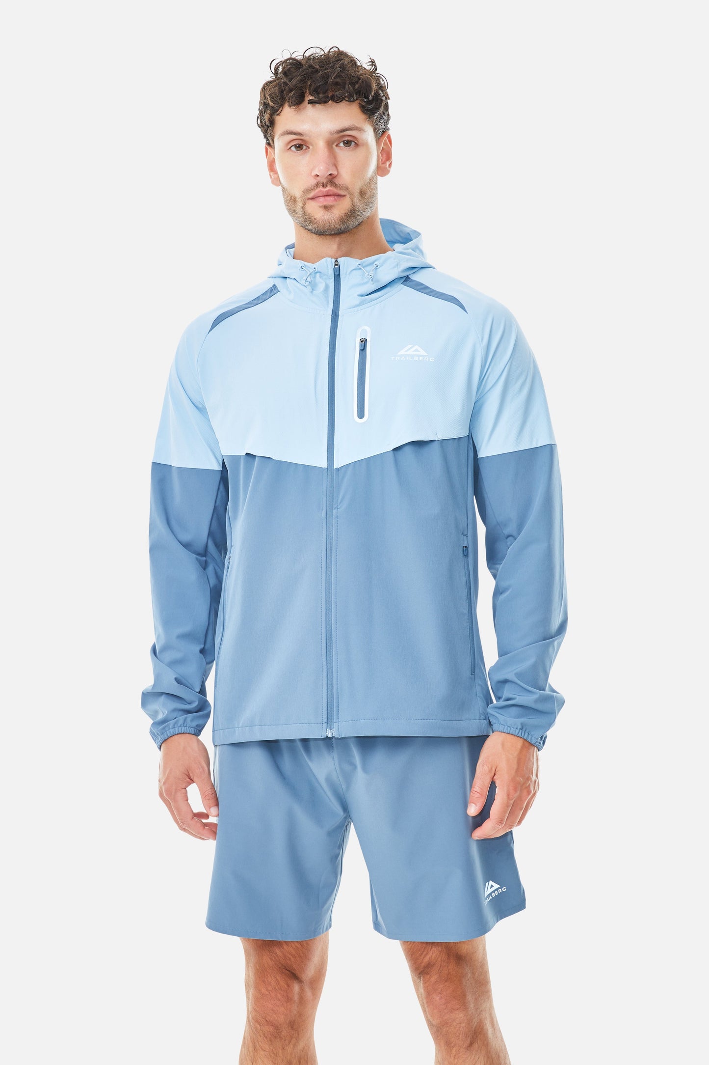 Trailberg AW25 Cloud Jacket - Slate Blue / Dove Blue