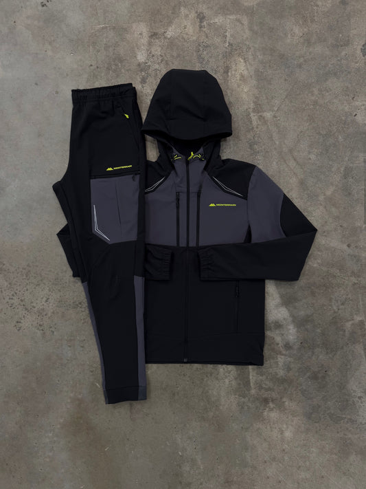 Monterrain Orbit Woven Charcoal Tracksuit - Jacket / Pant