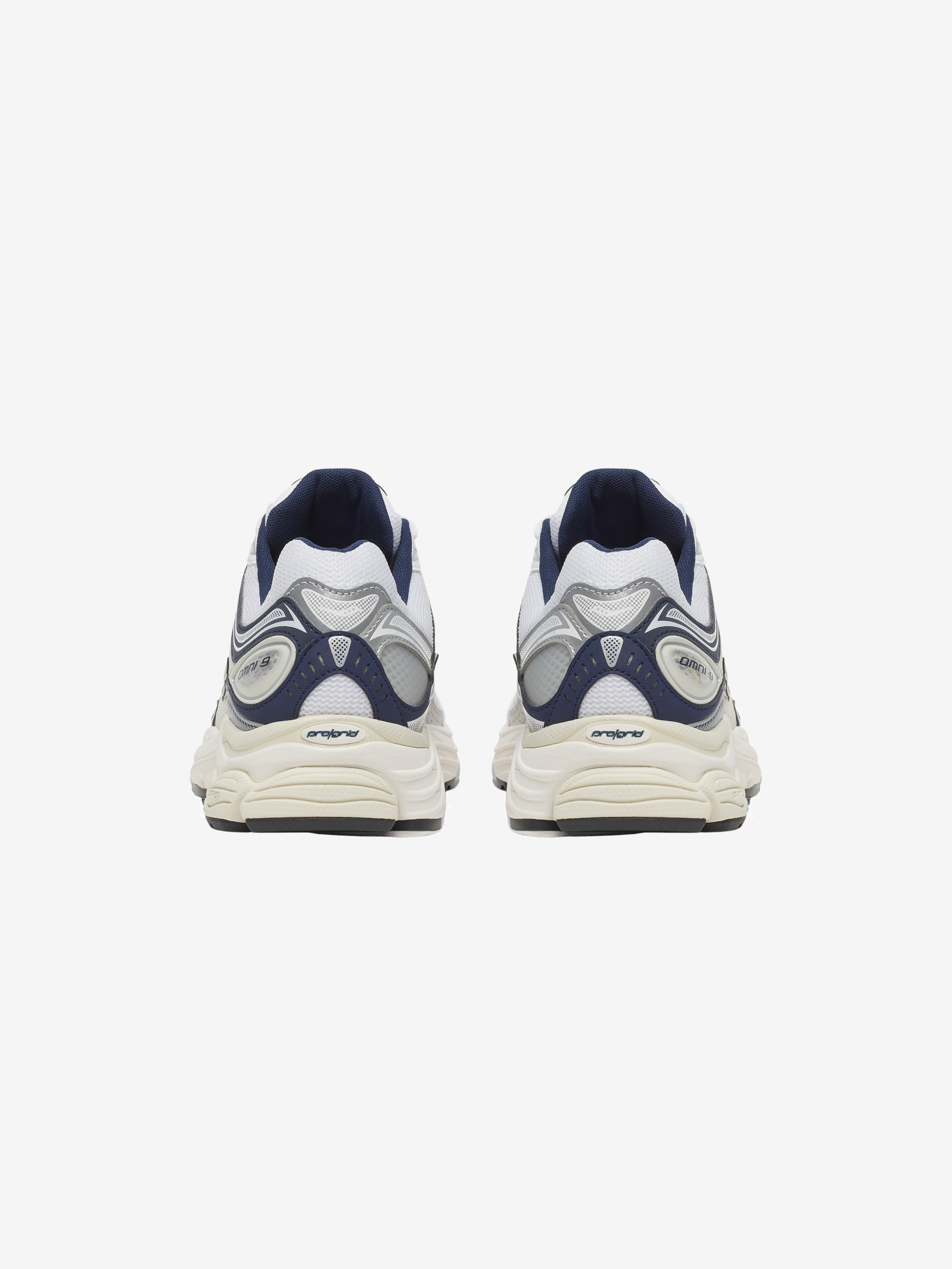 Saucony Progrid Omni 9 - White / Navy from DripModa
