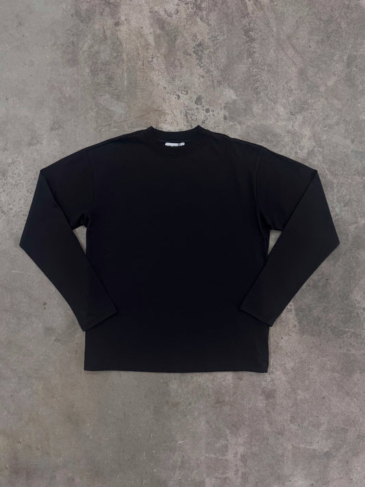 William Giles Long Sleeve T Shirt - Black