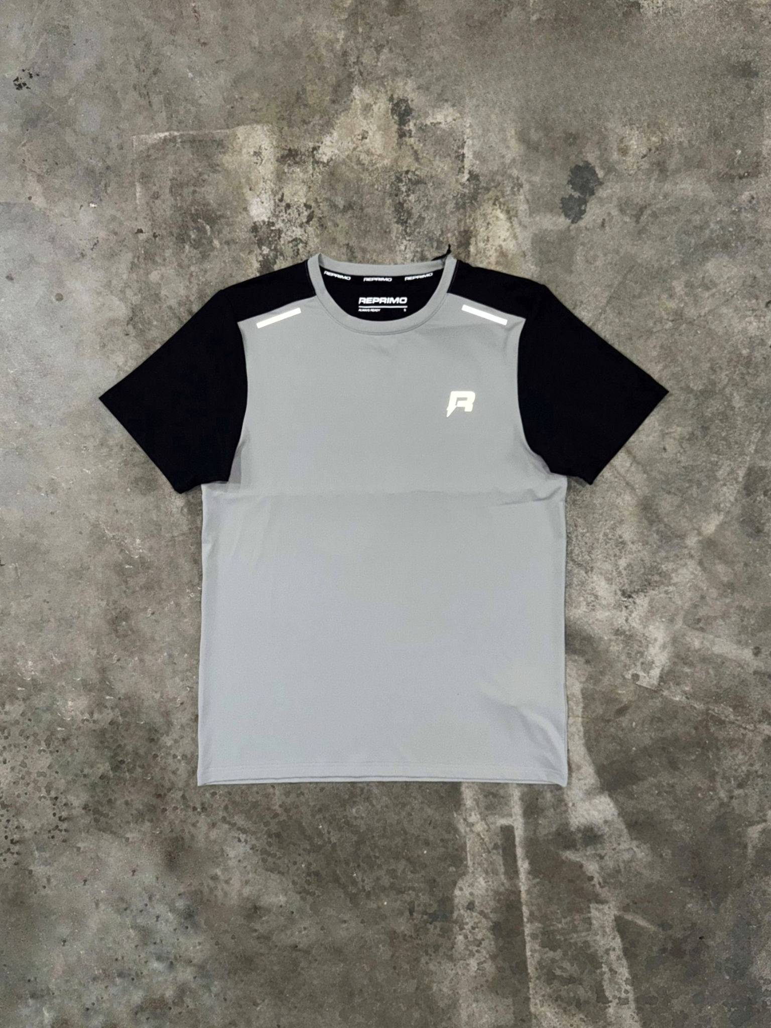 Reprimo Flight T Shirt - Grey / Black from DripModa