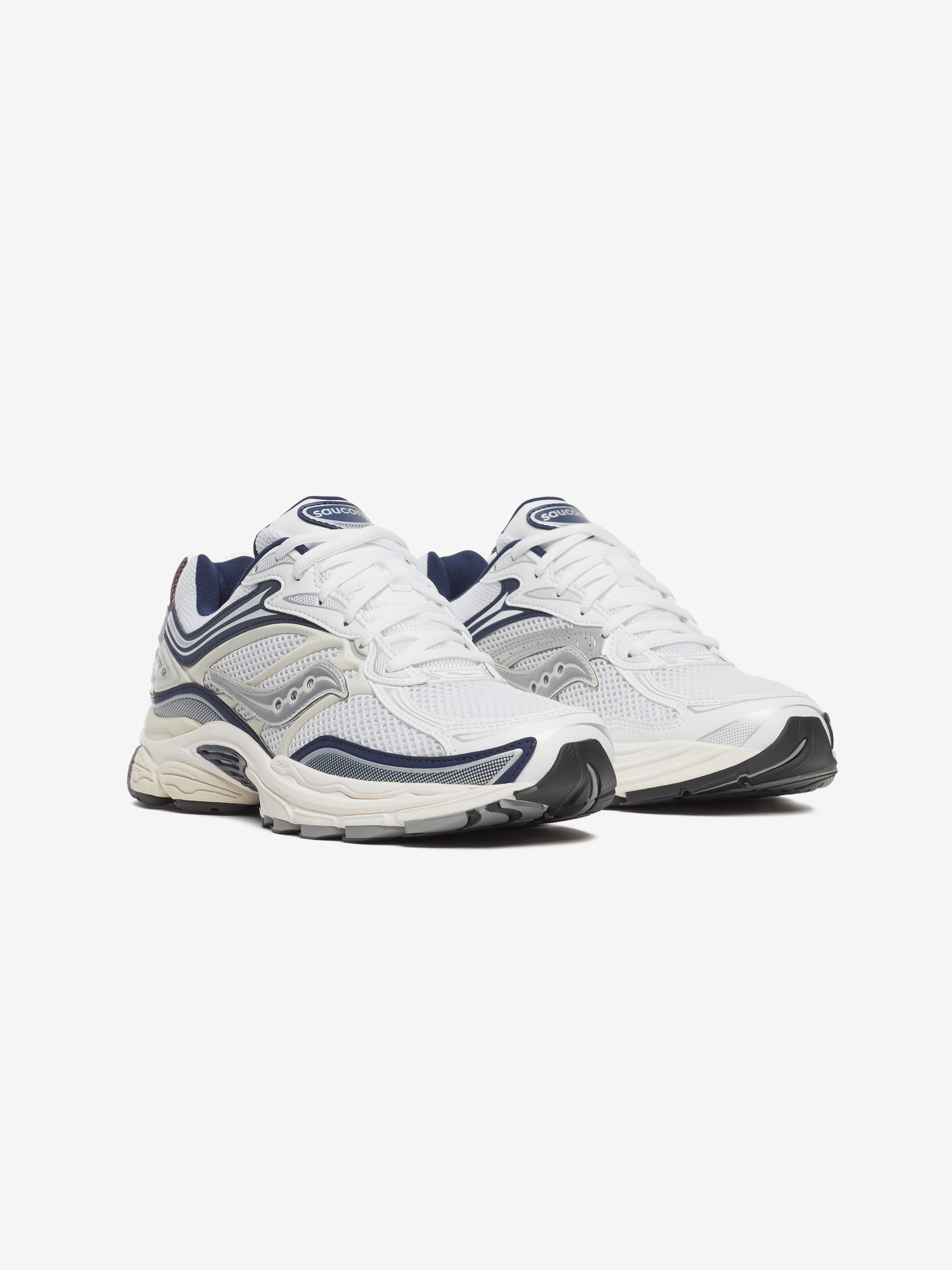 Saucony Progrid Omni 9 - White / Navy from DripModa