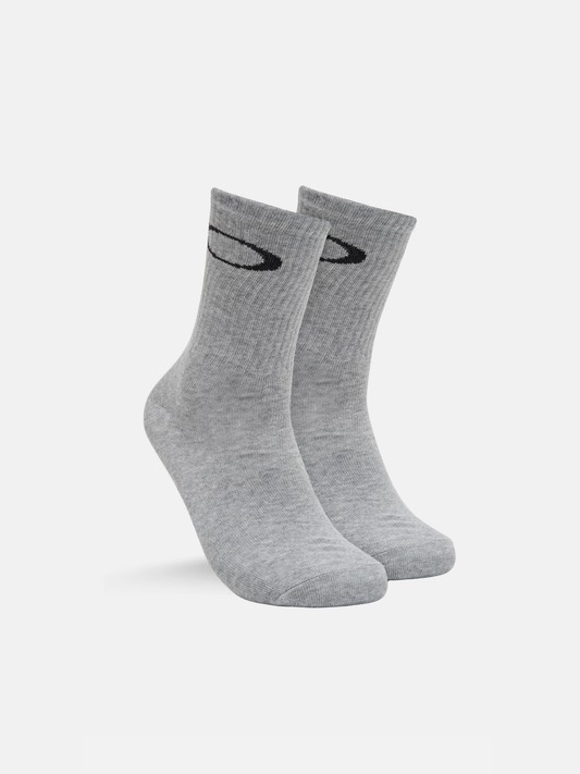 Oakley Ellipse Crew Sock 3 Pack - Grey