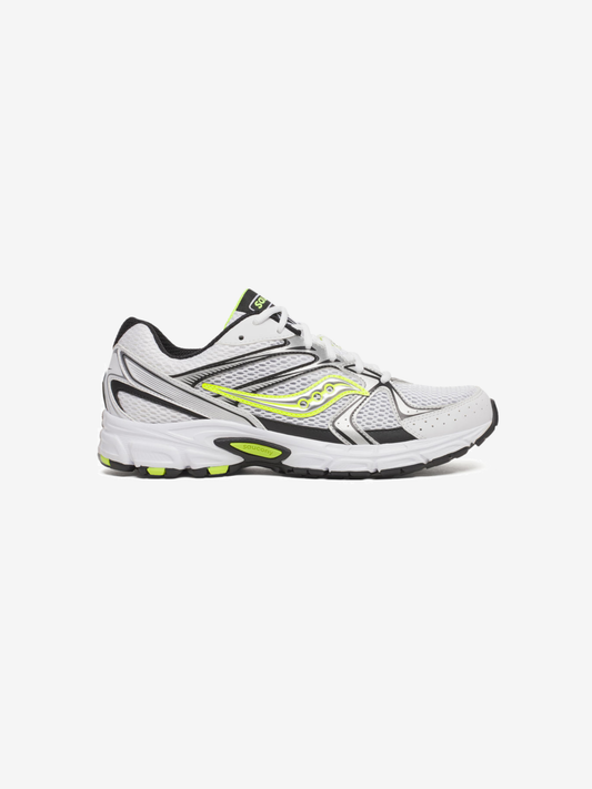 Saucony Ride Millennium Trainer - White / Yellow from DripModa