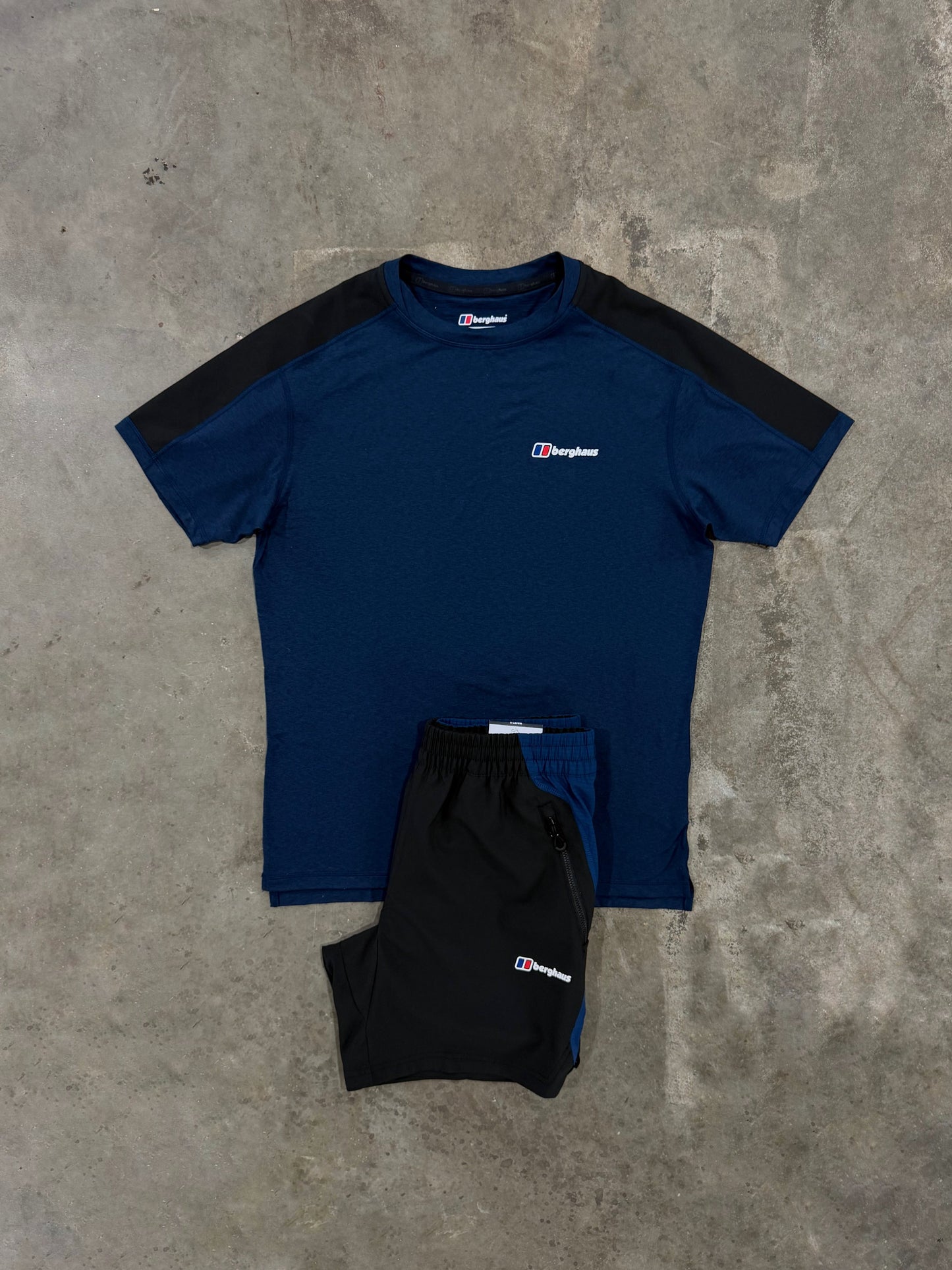 Berghaus Farndale Navy Black Set - T Shirt / Short
